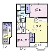 サンバースト Bの間取り画像