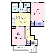 アーバンガーデン Bの間取り画像