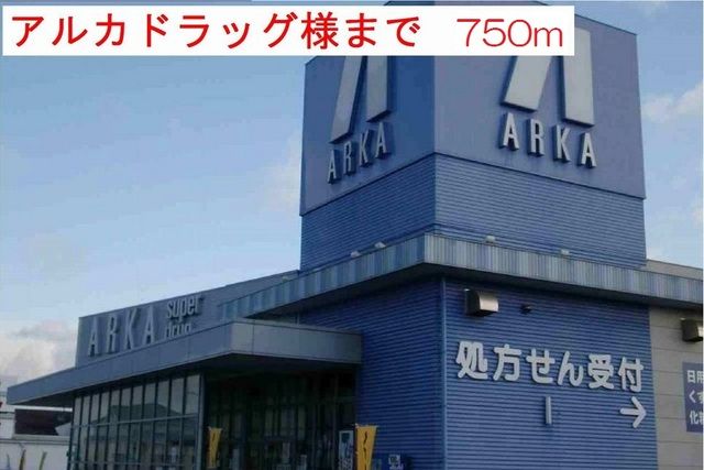 近くのアルカドラック小野店まで750m（徒歩10分）
