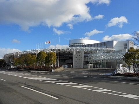 近くのビッグパレットふくしままで800m（徒歩10分）