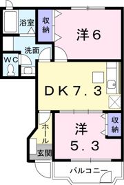 メゾン・アンソレイユの間取り画像