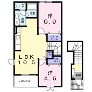 sun verdy Bの間取り画像