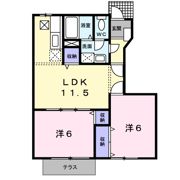 クレスト菱木の間取り画像