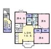 MeruRose Ⅲの間取り画像