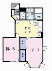 ヒルサイド・ガーデンAの間取り画像