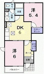 エスポワール2001Αの間取り画像