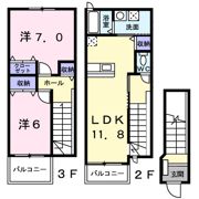 エスプワールの間取り画像
