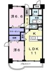 サンバーストMの間取り画像