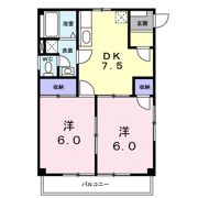 シティーパル Ⅲの間取り画像