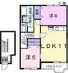エレガントリブⅡの間取り画像