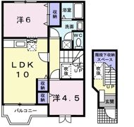 クレスト－ル川俣の間取り画像