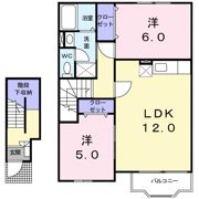 メゾン東明の間取り画像