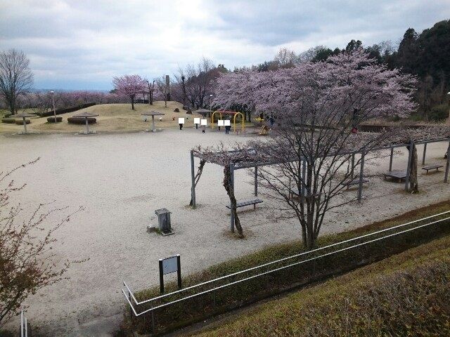 近くのふれあい公園まで1,300m（徒歩17分）