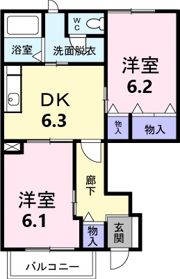 エヴァーグリーンの間取り画像