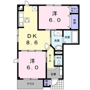 センチュリーテラス Bの間取り画像