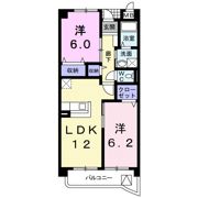 エーデル ペルレの間取り画像