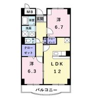 サンパティークフロールの間取り画像