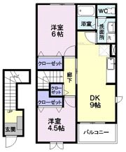 リブタウン Bの間取り画像