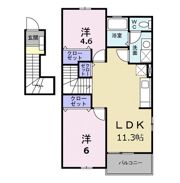 フォンテーヌ N－Ⅱの間取り画像
