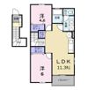 フォンテーヌ N－Ⅱの間取り画像