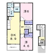セジュール谷藤Ⅱの間取り画像
