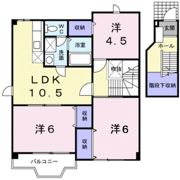 エスポワール Bの間取り画像