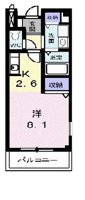 エスポワール土居 Cの間取り画像