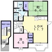 コンフォルトメゾン Cの間取り画像