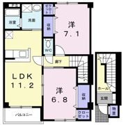 フォレスト Bの間取り画像