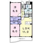 ラフィネタウン丸山東の間取り画像