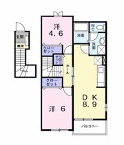 ブリリアントⅢの間取り画像