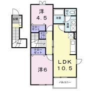 美フレンディBの間取り画像