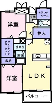 ヒルサイドスクエアⅠの間取り画像