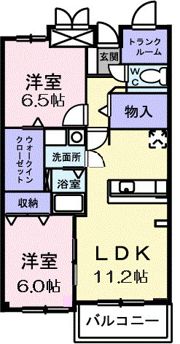 ヒルサイドスクエアⅠの間取り画像