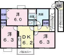 G・サクシードⅠの間取り画像