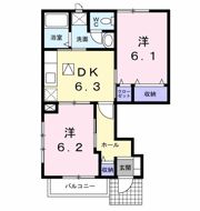 G・サクシードⅡの間取り画像
