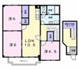 アンソレイエ京ヶ峰 Ⅱの間取り画像