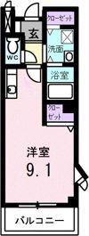 メゾンアンソレイユの間取り画像