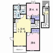 ヴィブァンコリーヌCの間取り画像