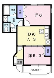 スイトピアⅤの間取り画像