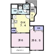 アムールメゾンAの間取り画像