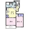 アムールメゾンAの間取り画像