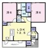 アムールメゾンBの間取り画像