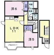 ソレイユ．エムⅡの間取り画像