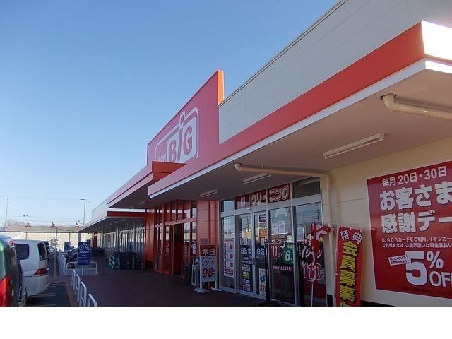 近くのザ・ビッグまで550m（徒歩7分）