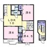 プリムヴェールⅡの間取り画像