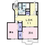 プラティークⅡの間取り画像