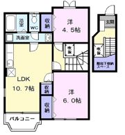 メゾンジュネスの間取り画像