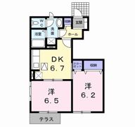 サザンヒルズAの間取り画像