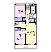 フォンテーヌ・パレスBの間取り画像